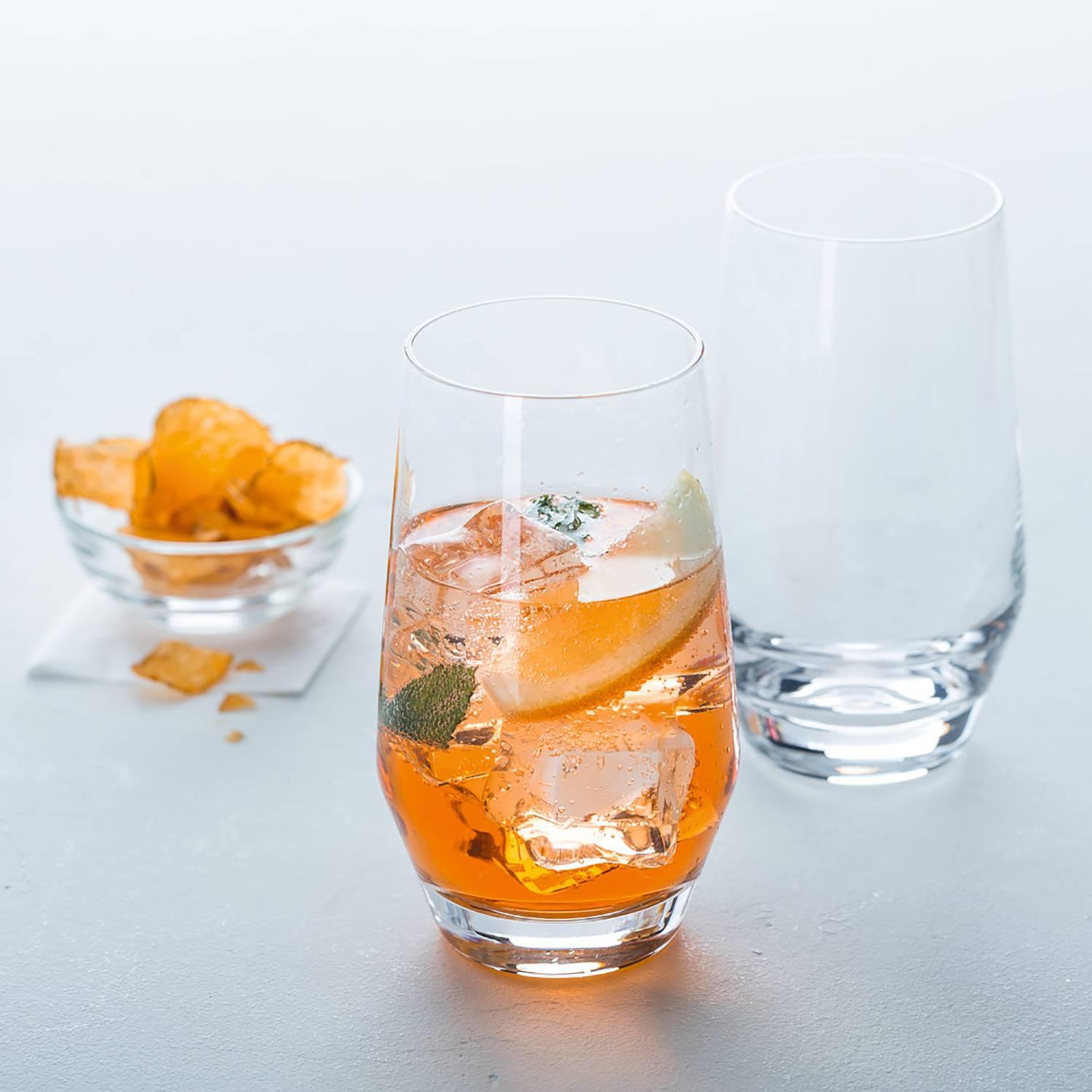 Puccini Drinking Glass Set of 6 Transparent 365 ml 2