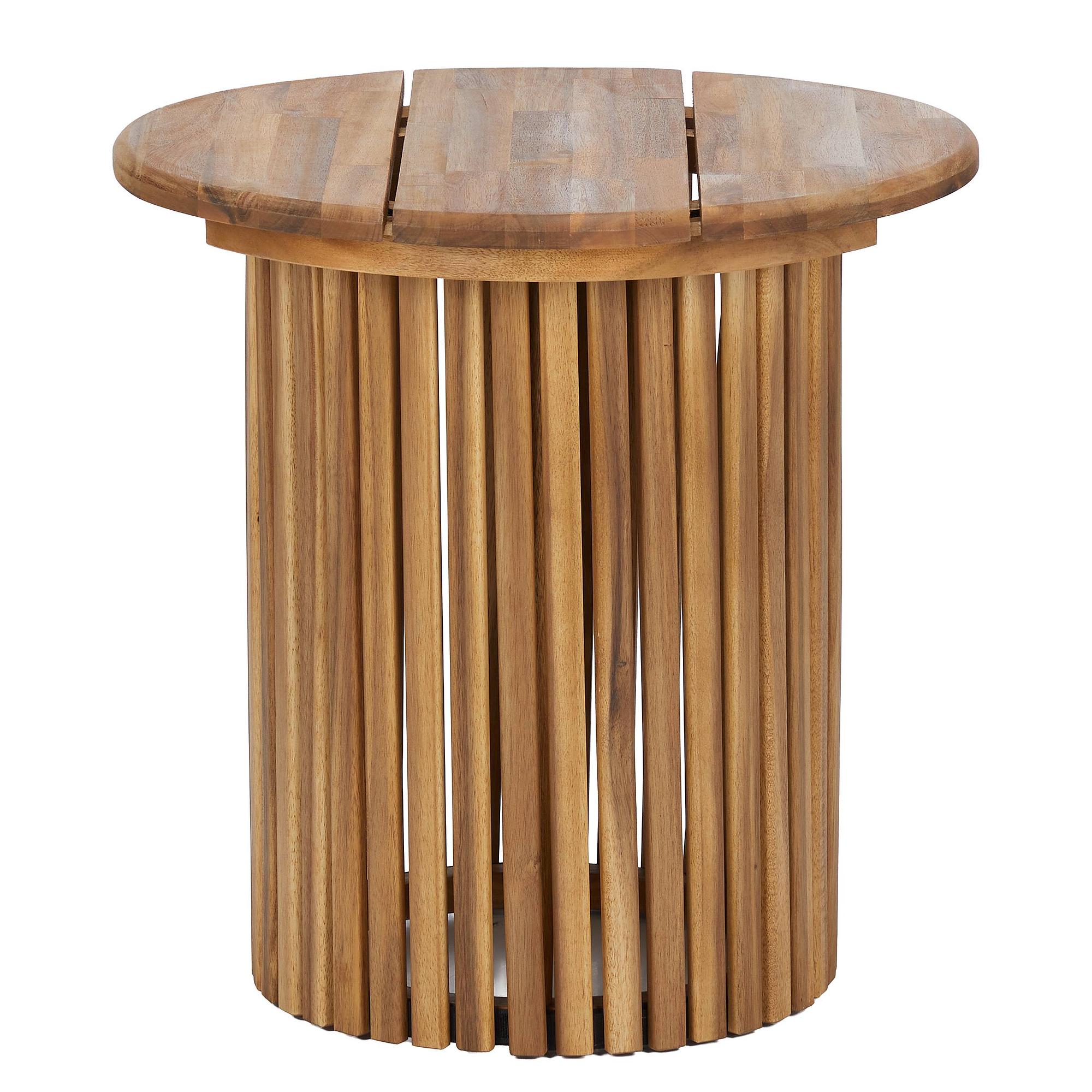 BAYONNE Side Table Acacia Wood Brown 4