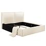 KINX replacement cover upholstered bed flatweave Desna cream 2