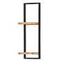 Mello IV Wall Shelf Acacia Black 1