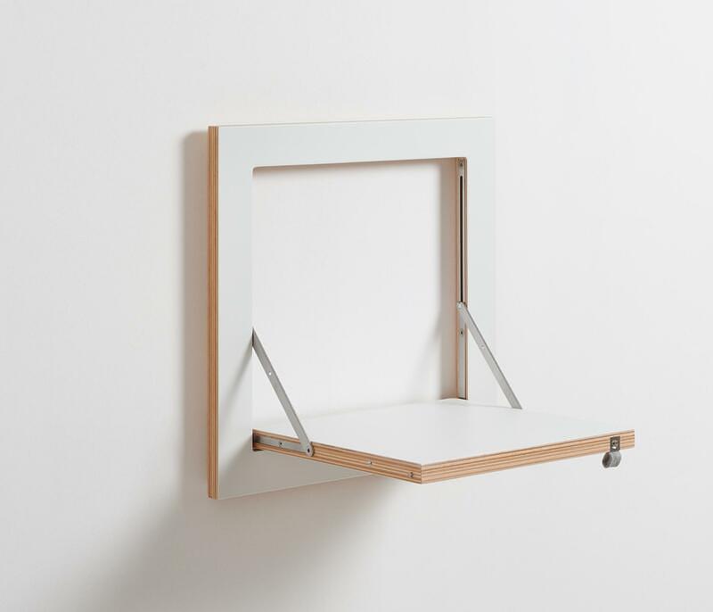 Fläpps Shelf Wood White 40 x 40 cm 0