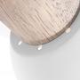 Ceiling light Gearwood VI 3-bulb Solid Oak 3
