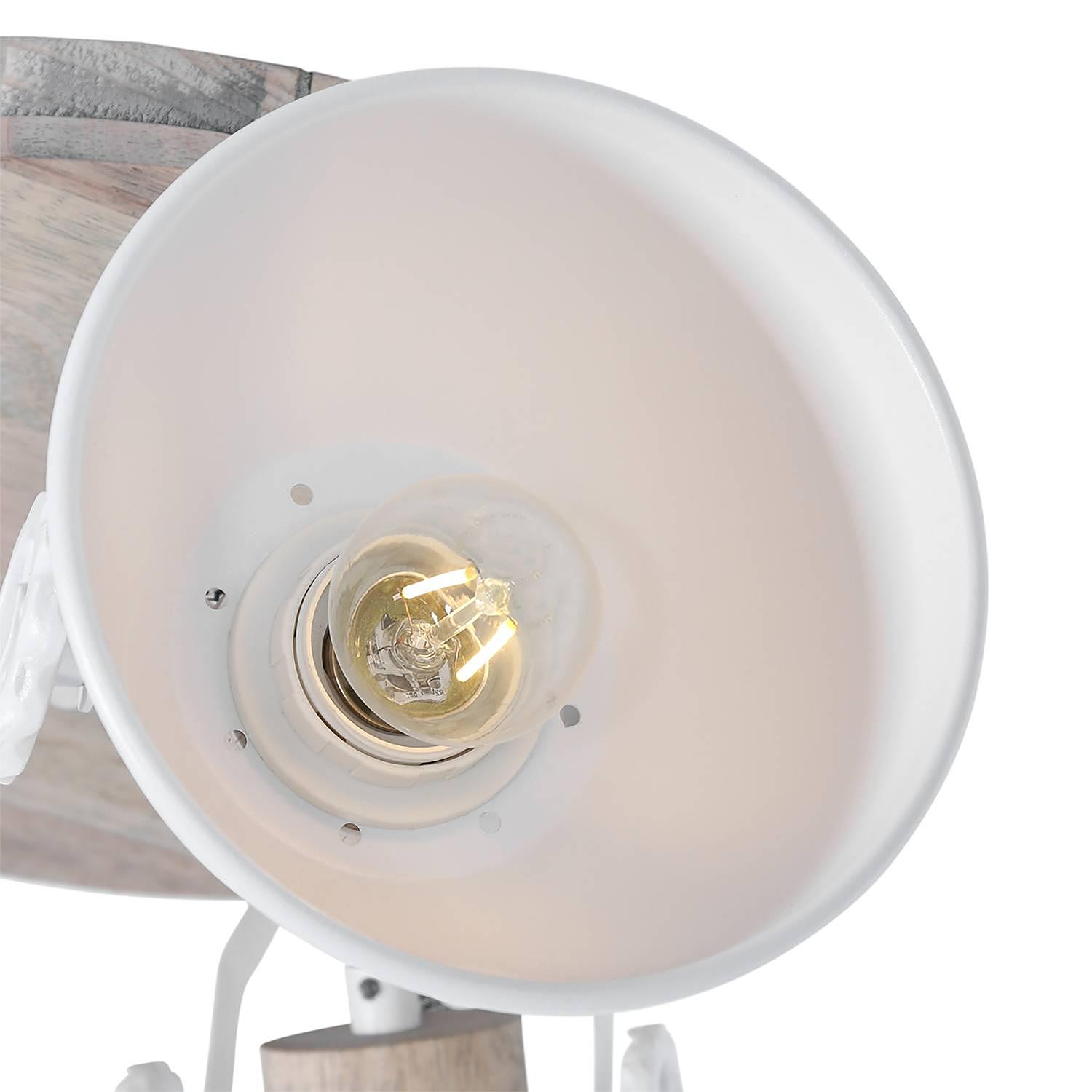 Ceiling light Gearwood VI 3-bulb Solid Oak 4