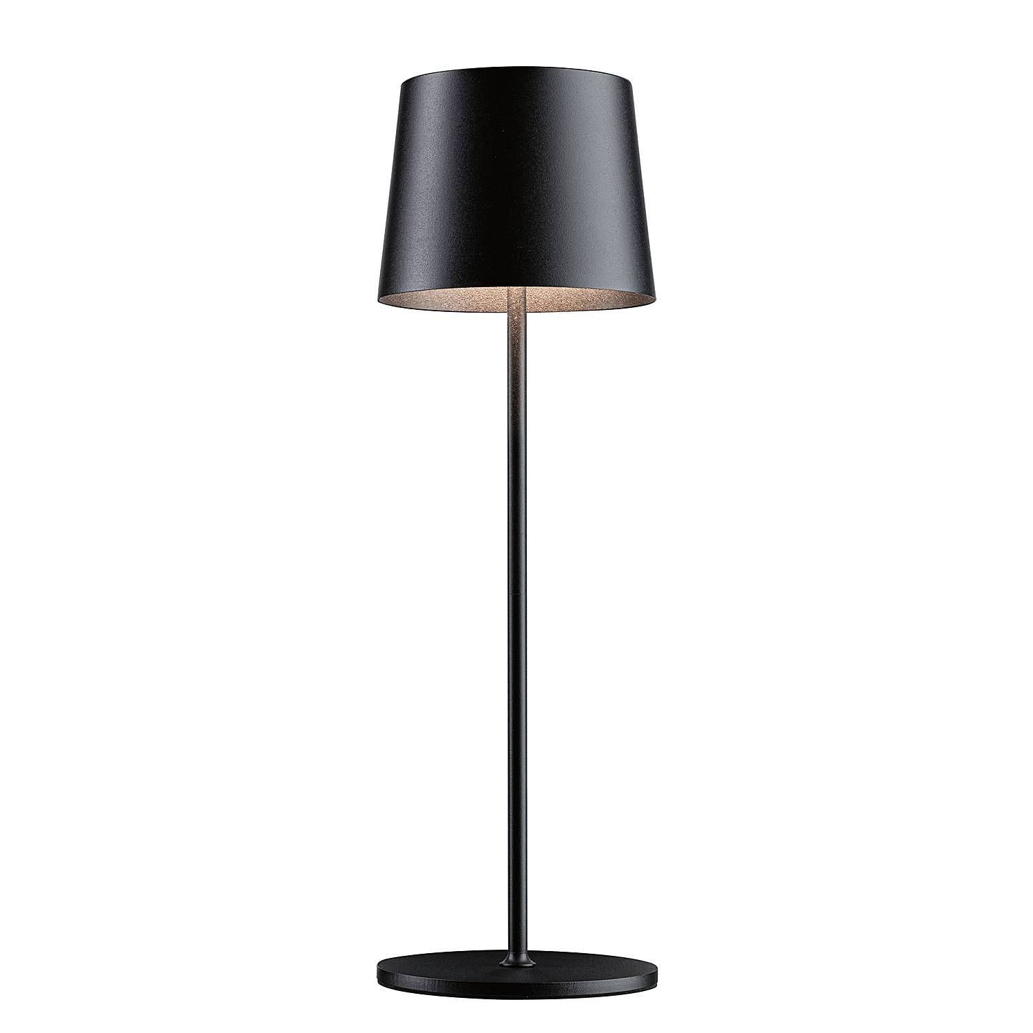 Table lamp Gilo 1-light aluminum plastic black 0