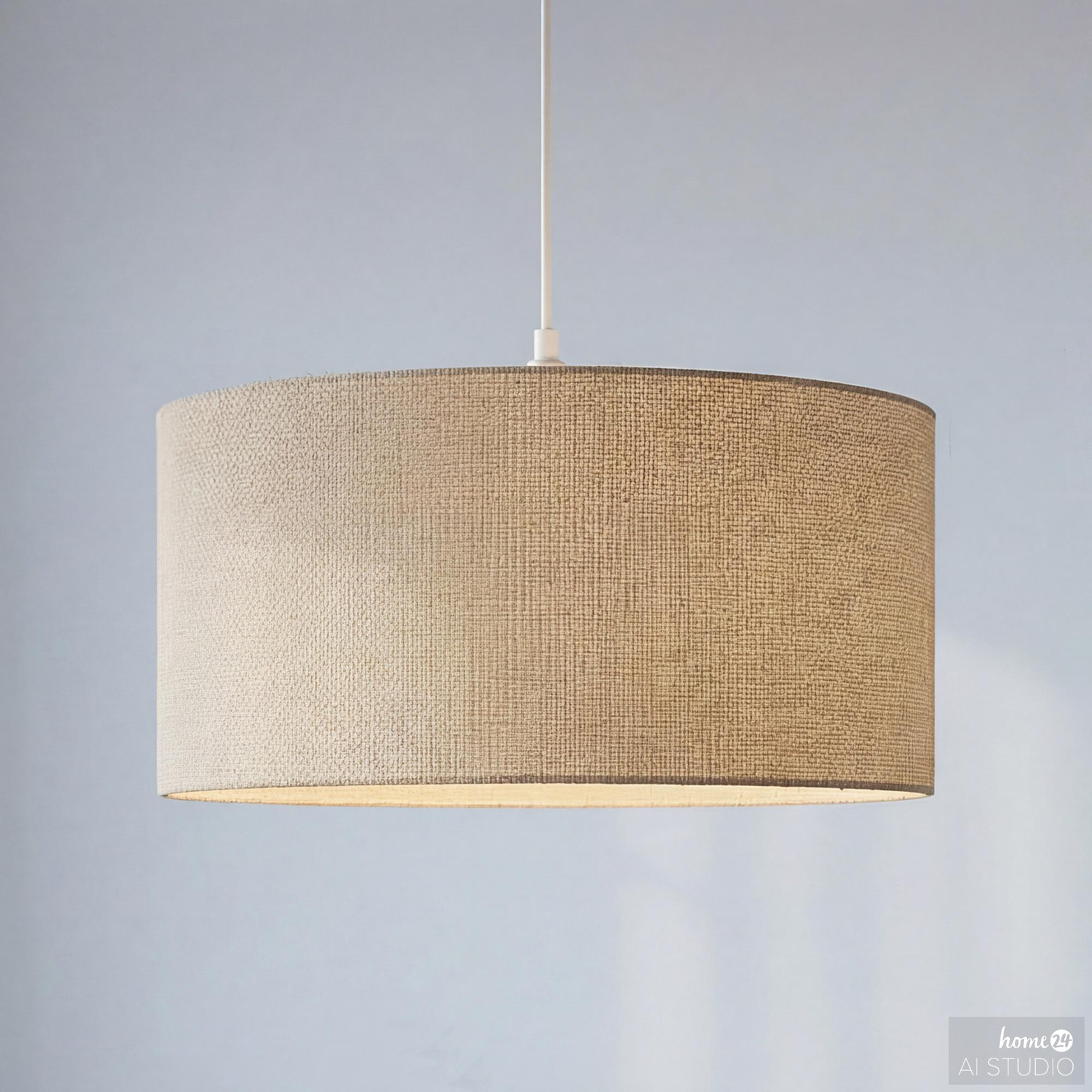 Pendant light YARO iron textile beige 50 cm 0