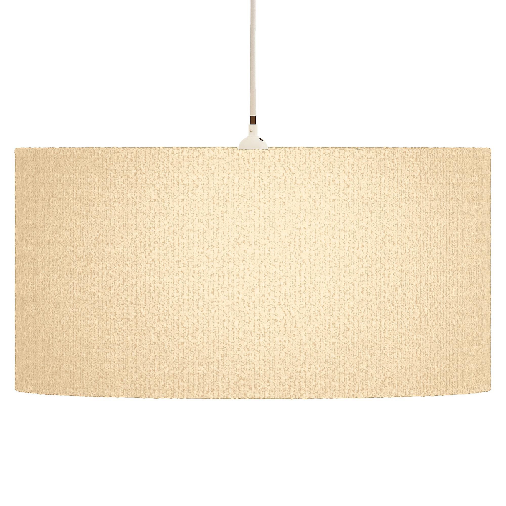 Pendant light YARO iron textile beige 50 cm 4