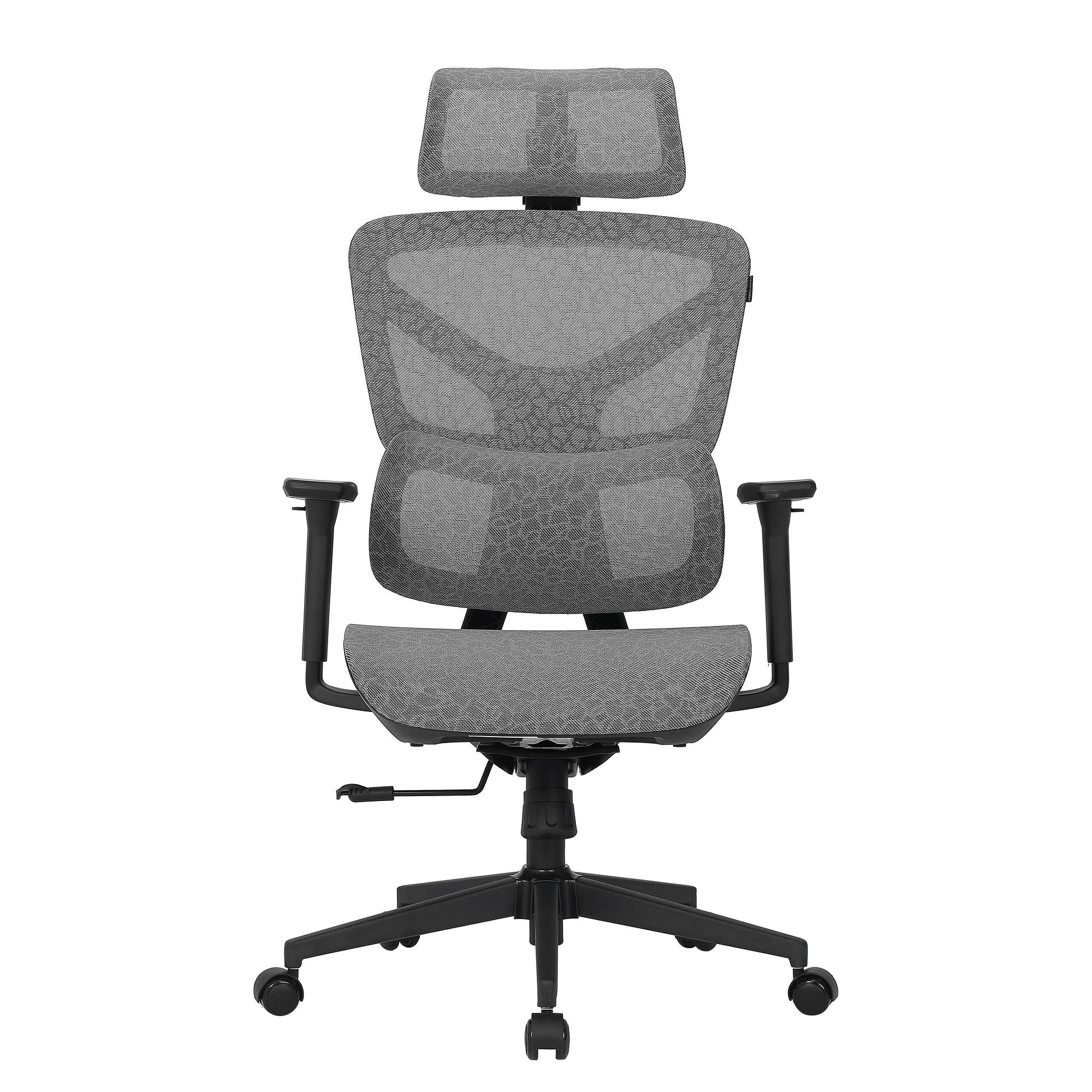 Office Chair Broz Mesh Grey White 1
