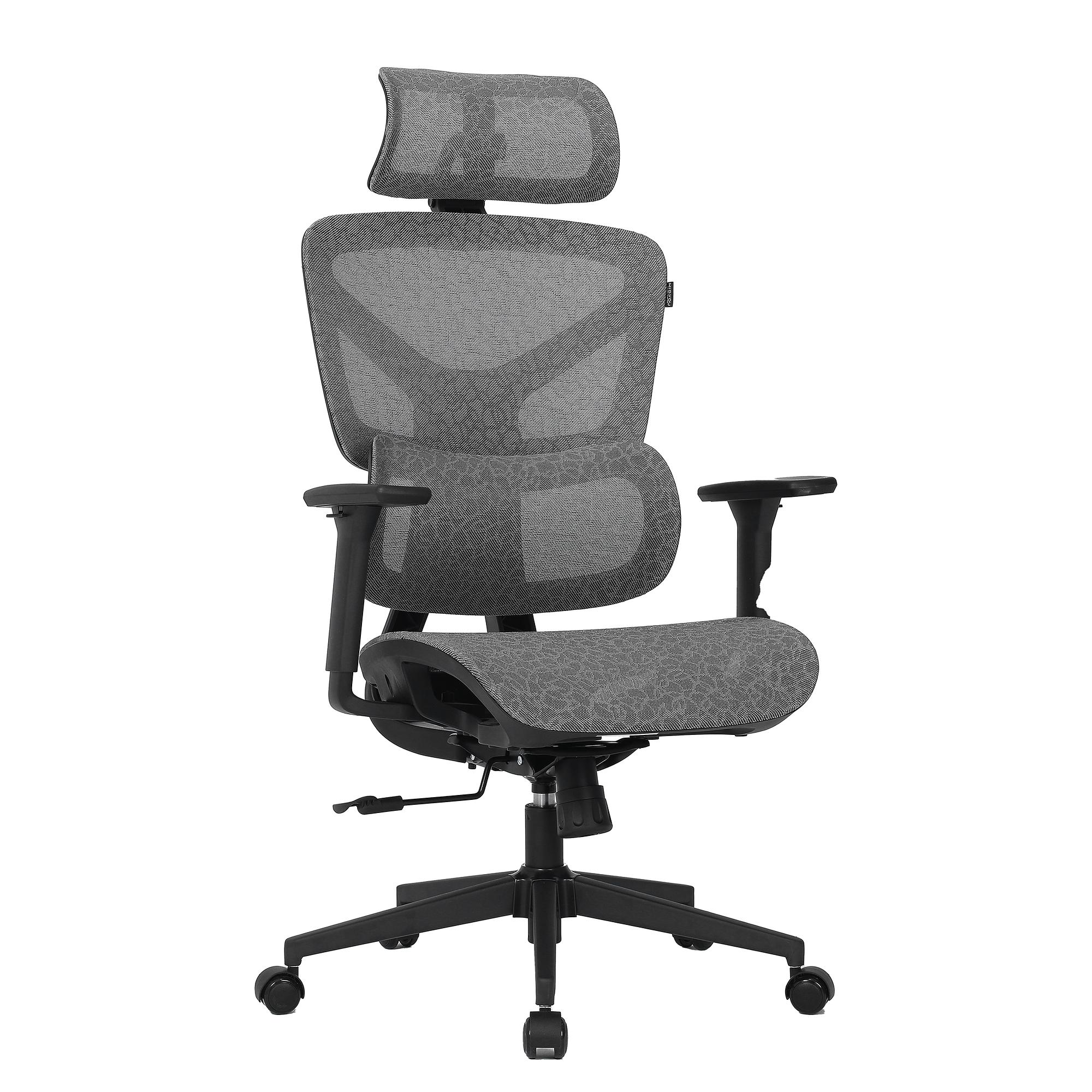 Office Chair Broz Mesh Grey White 0