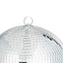 Decorative Ball DISCO Glass Plastic Silver 28 cm 1