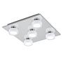 LED Bathroom Light Romendo III 5-Light Steel 0