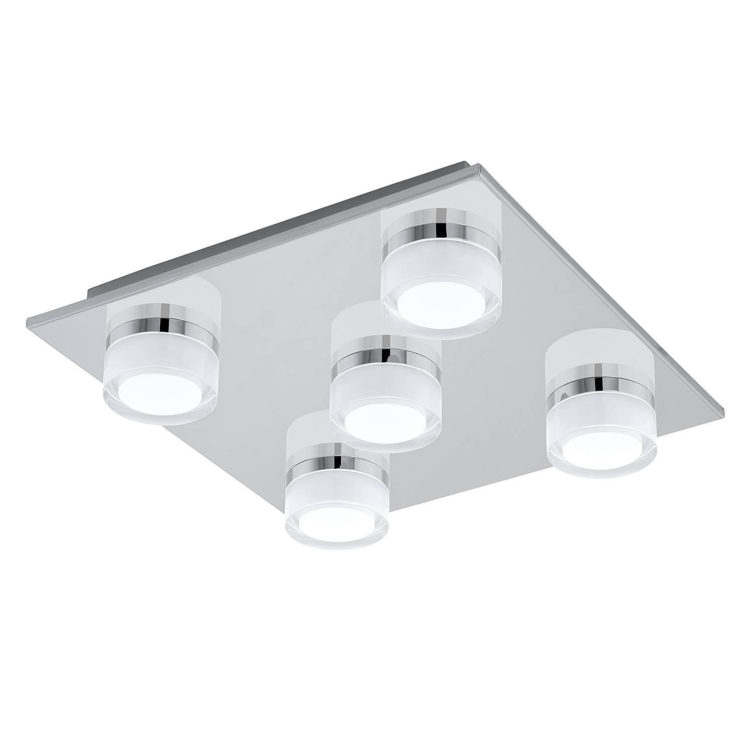 LED Bathroom Light Romendo III 5-Light Steel 0