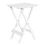 Mini garden table LODGE Acacia Semi-solid White 0
