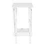 Mini garden table LODGE Acacia Semi-solid White 3