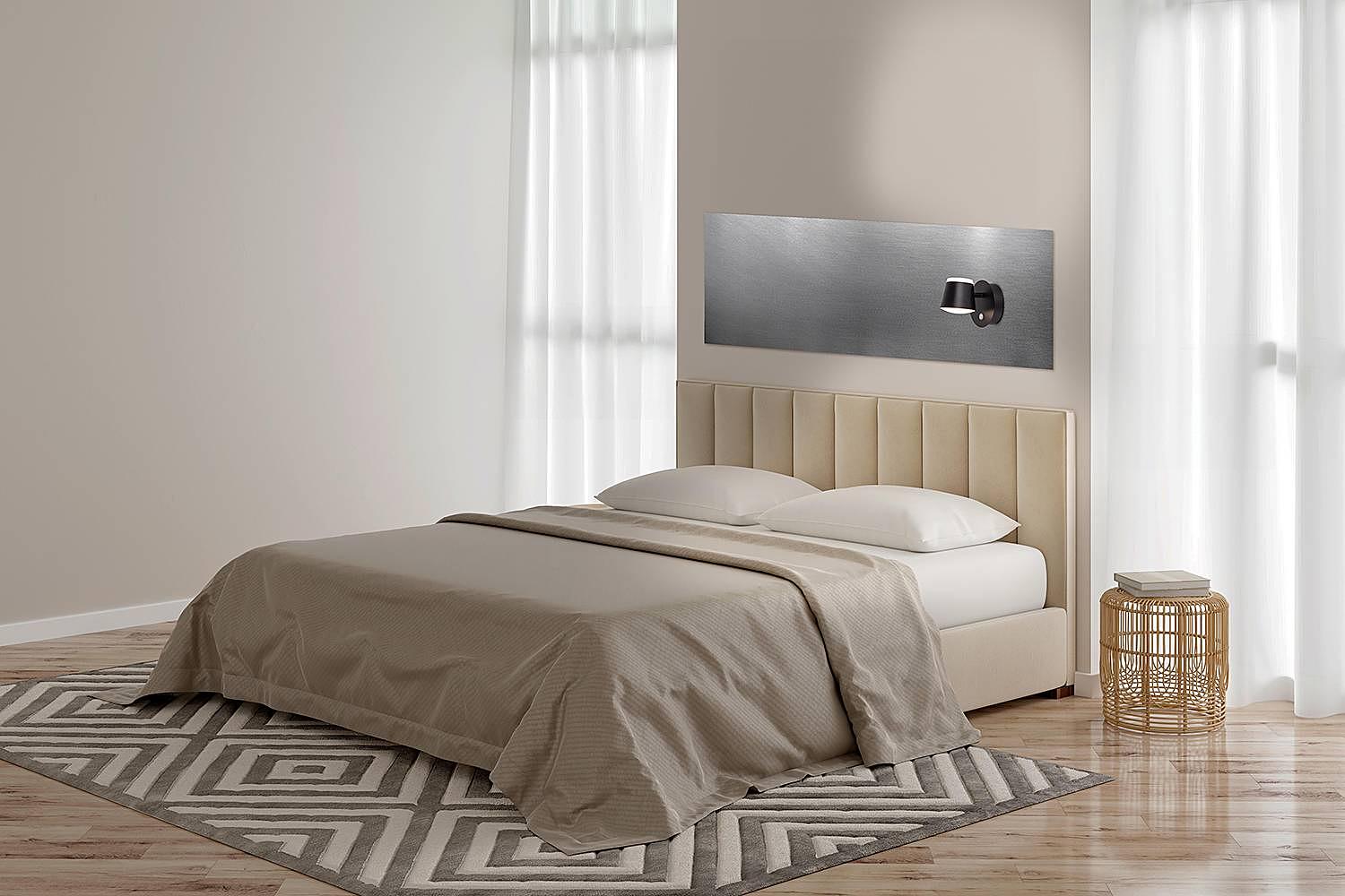 Wall Lamp Tondo 1-Light Iron Black 2