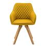 Armchair Nagoya Set of 2 Yellow 3