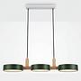 Pendant light CLYRO 3-light Solid Pine Iron 3