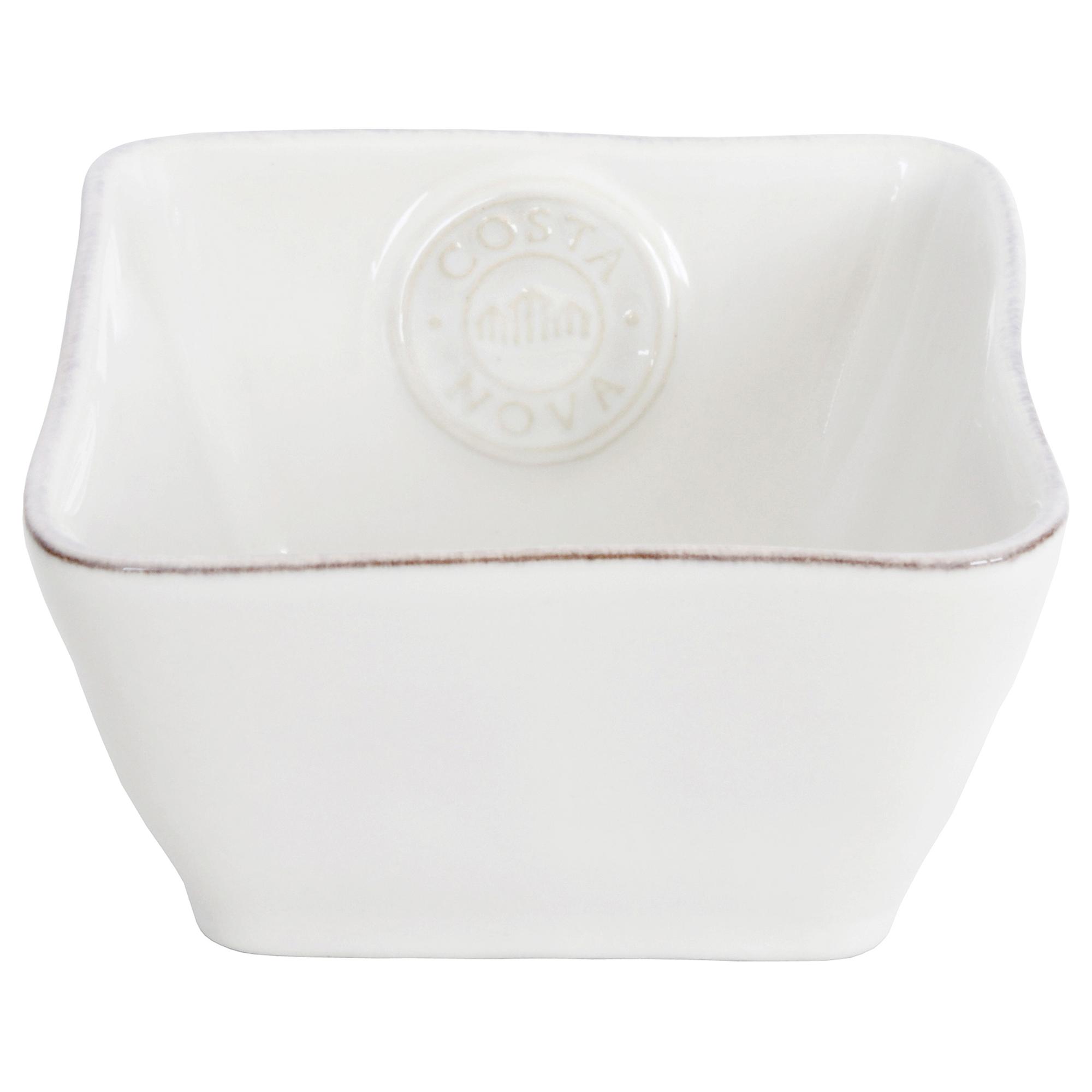 Cereal bowl Nova set of 6 stoneware white 0