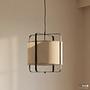 Pendant light SCOTTO 1-light linen iron 0