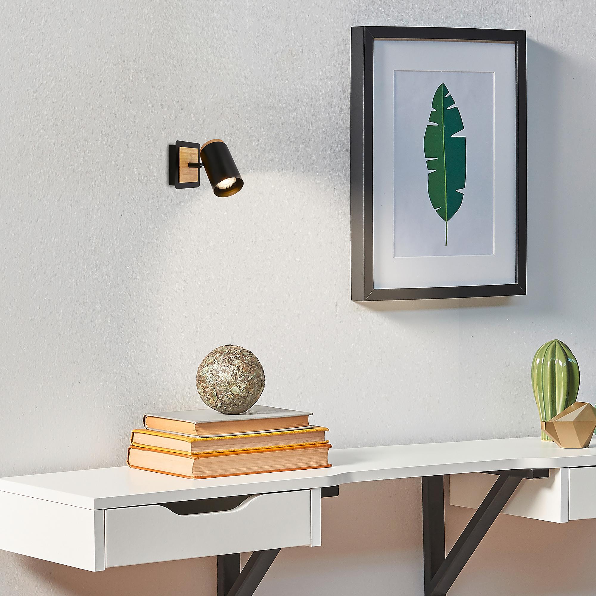 LED Wall Lamp Duta Aluminum Black 2