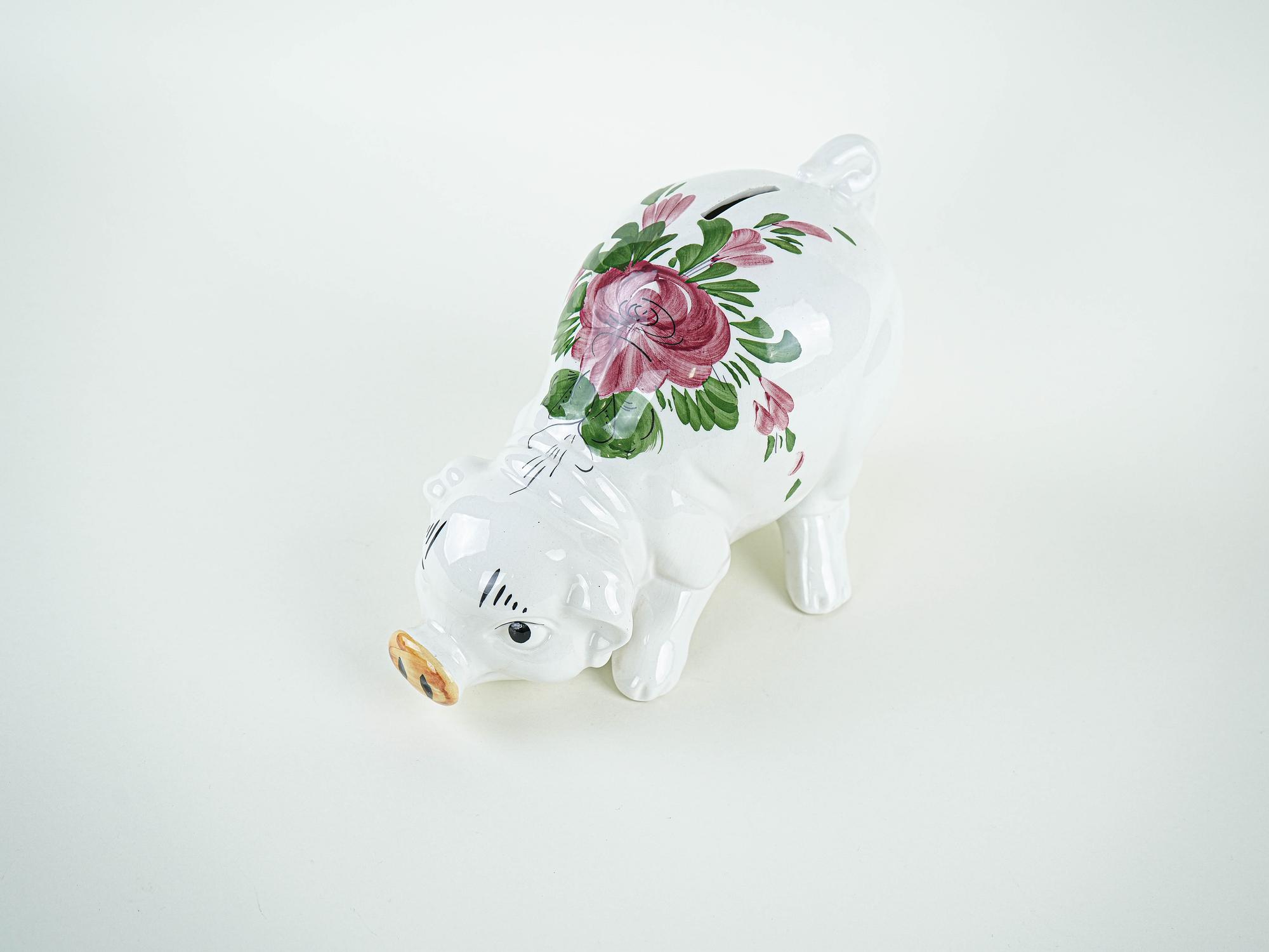 Ceramic piggy bank 1970s 1