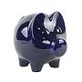 Piggy Bank Navy Blue 1970s 0