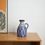 Keramikvase mit Henkel 1960er Jahre 7