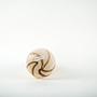 Glass Vase Beige 1970s 5