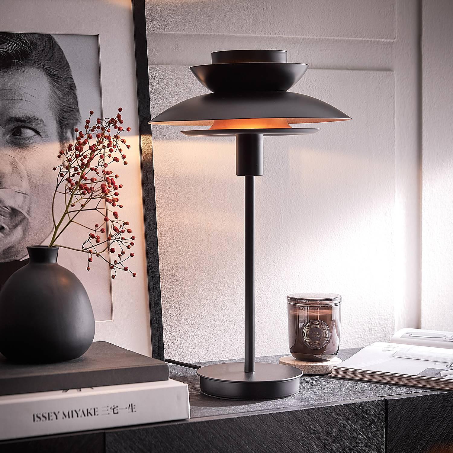 1-Light SINGAPUR Table Lamp Iron Black 2