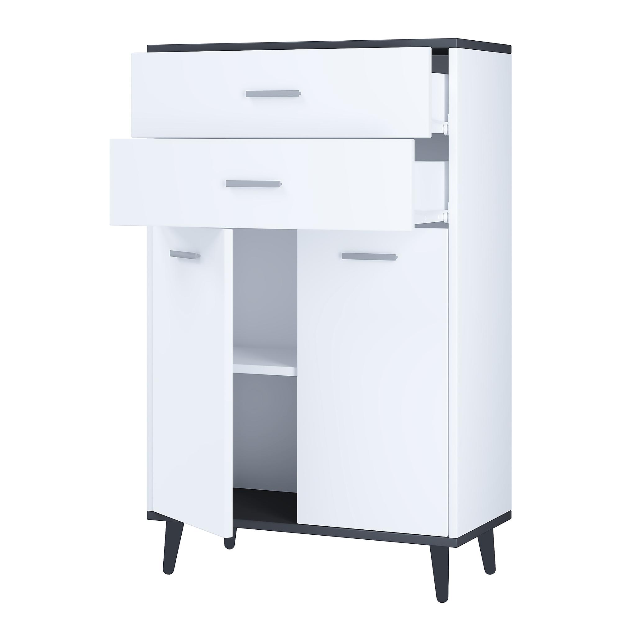 Landos Base Cabinet White Anthracite 0