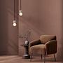 Zero Type A Pendant Light Aluminum Opal Glass Grey 2
