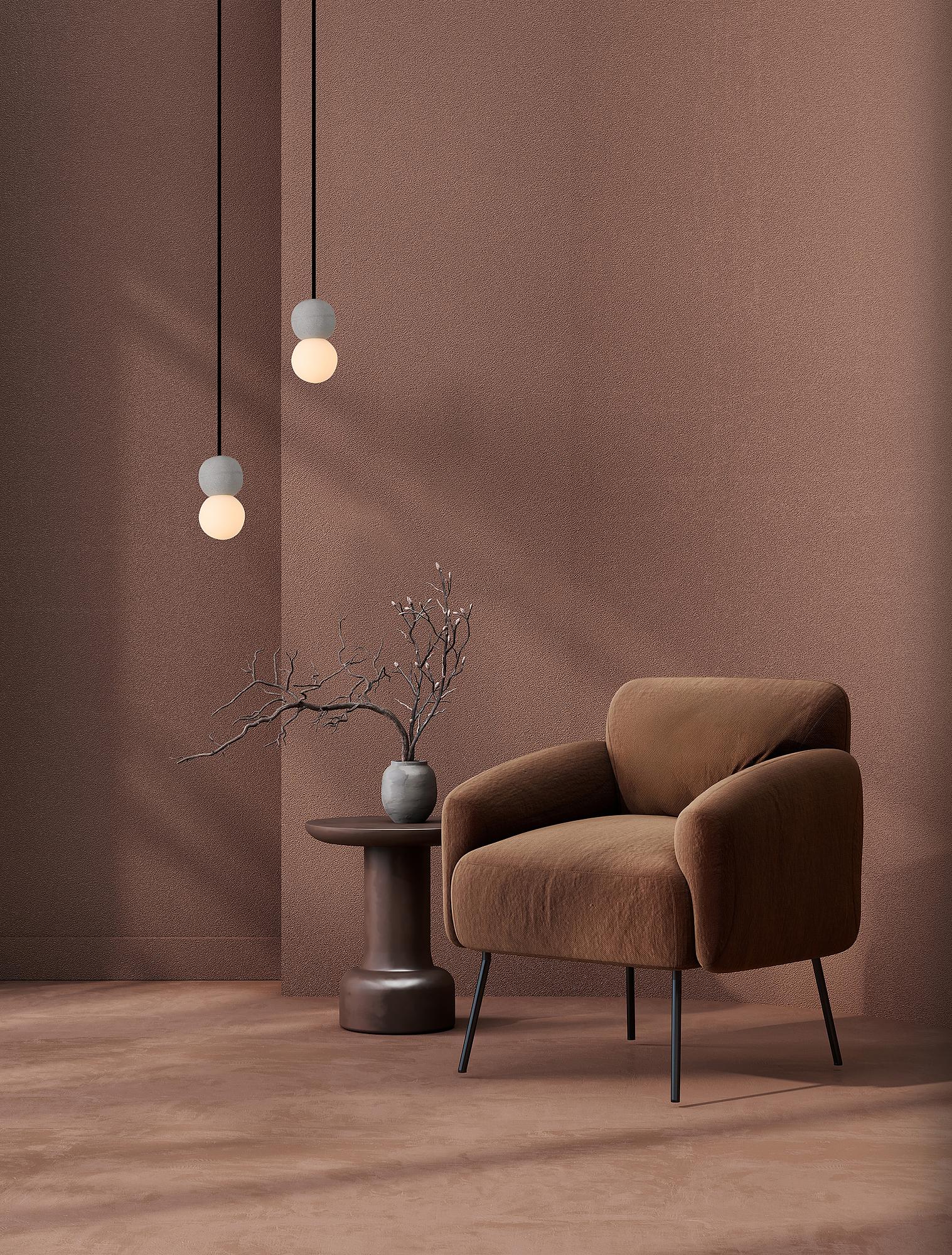 Zero Type A Pendant Light Aluminum Opal Glass Grey 2