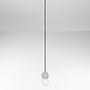 Zero Type A Pendant Light Aluminum Opal Glass Grey 3