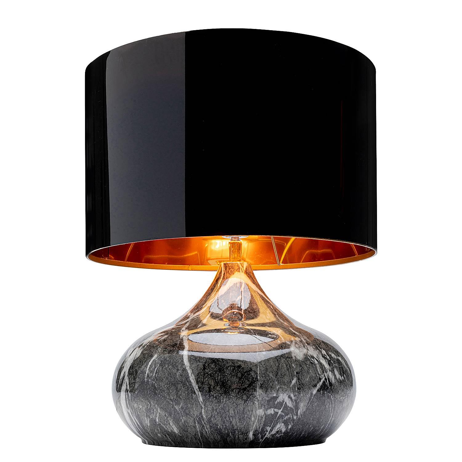 Mamo Table Lamp Deluxe Steel PVC Black Grey 3