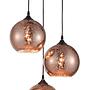 3-Light Blaze Pendant Lamp Aluminum 3