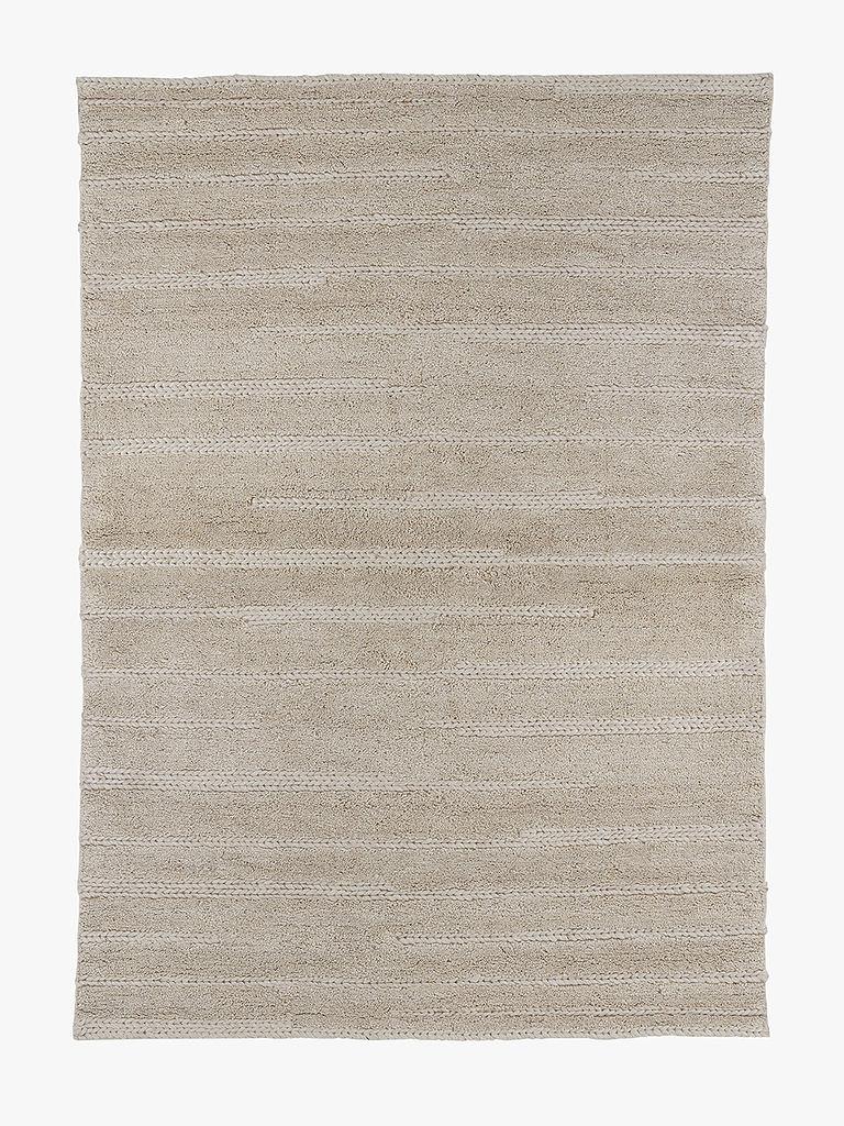 Freya Teppich Wolle Taupe 0