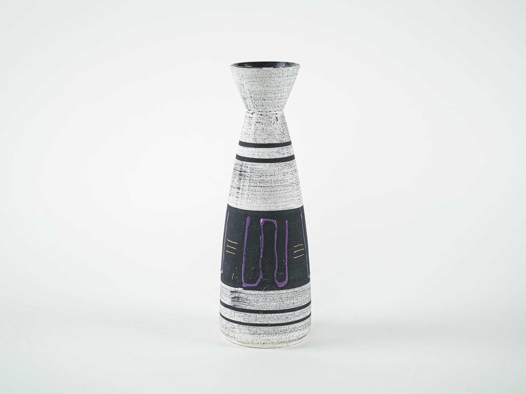 Keramikvase 1970er Jahre 1