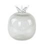 Glass vase pomegranate shape 1970s 0