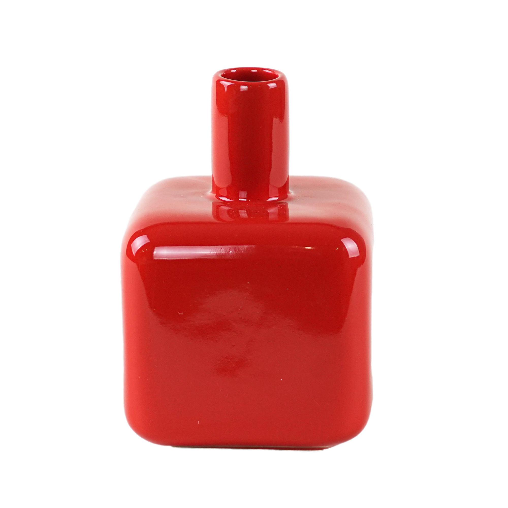 ASA Selection Decorative Vase Ceramic Red 1990s 0