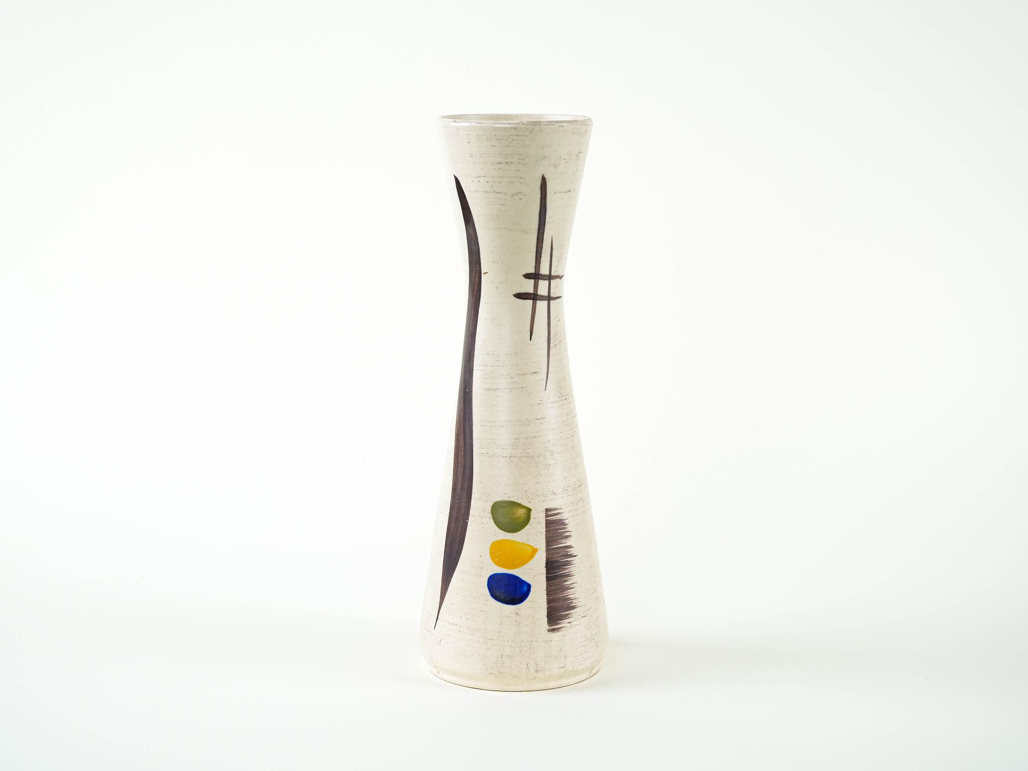 Ceramic vase 1970s 1