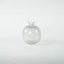 Glass vase pomegranate shape 1970s 2