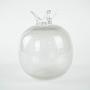 Glass vase pomegranate shape 1970s 5