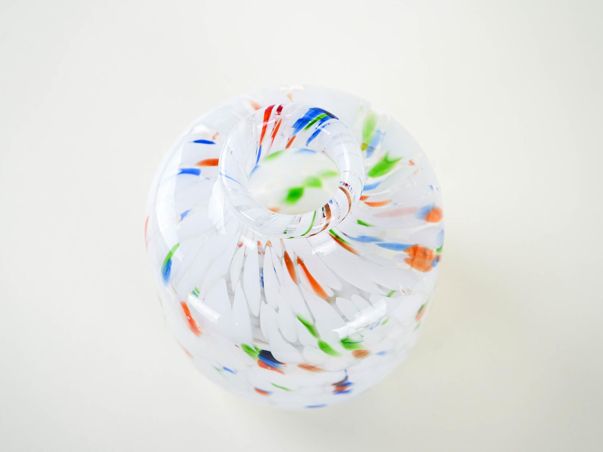 Mosaic glass vase 1970s 7