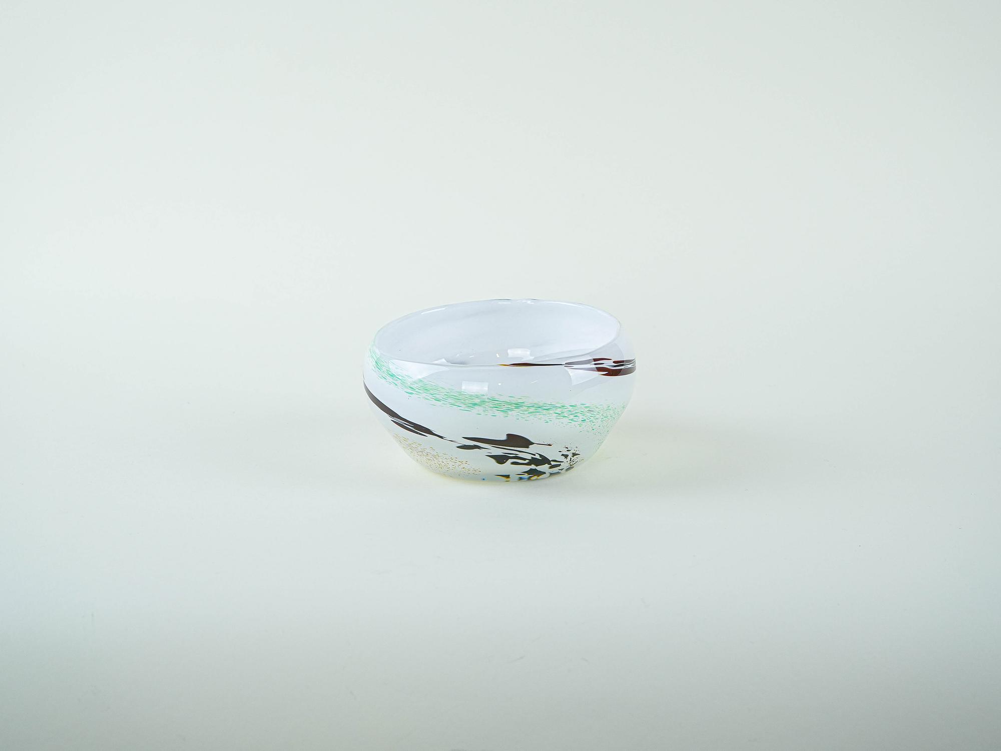Glass bowl 1970s 2