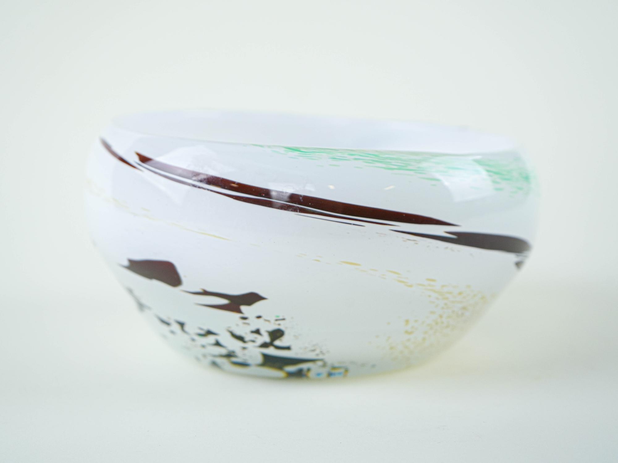 Glass bowl 1970s 6