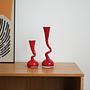 Swing Vase Keramik Rot 7