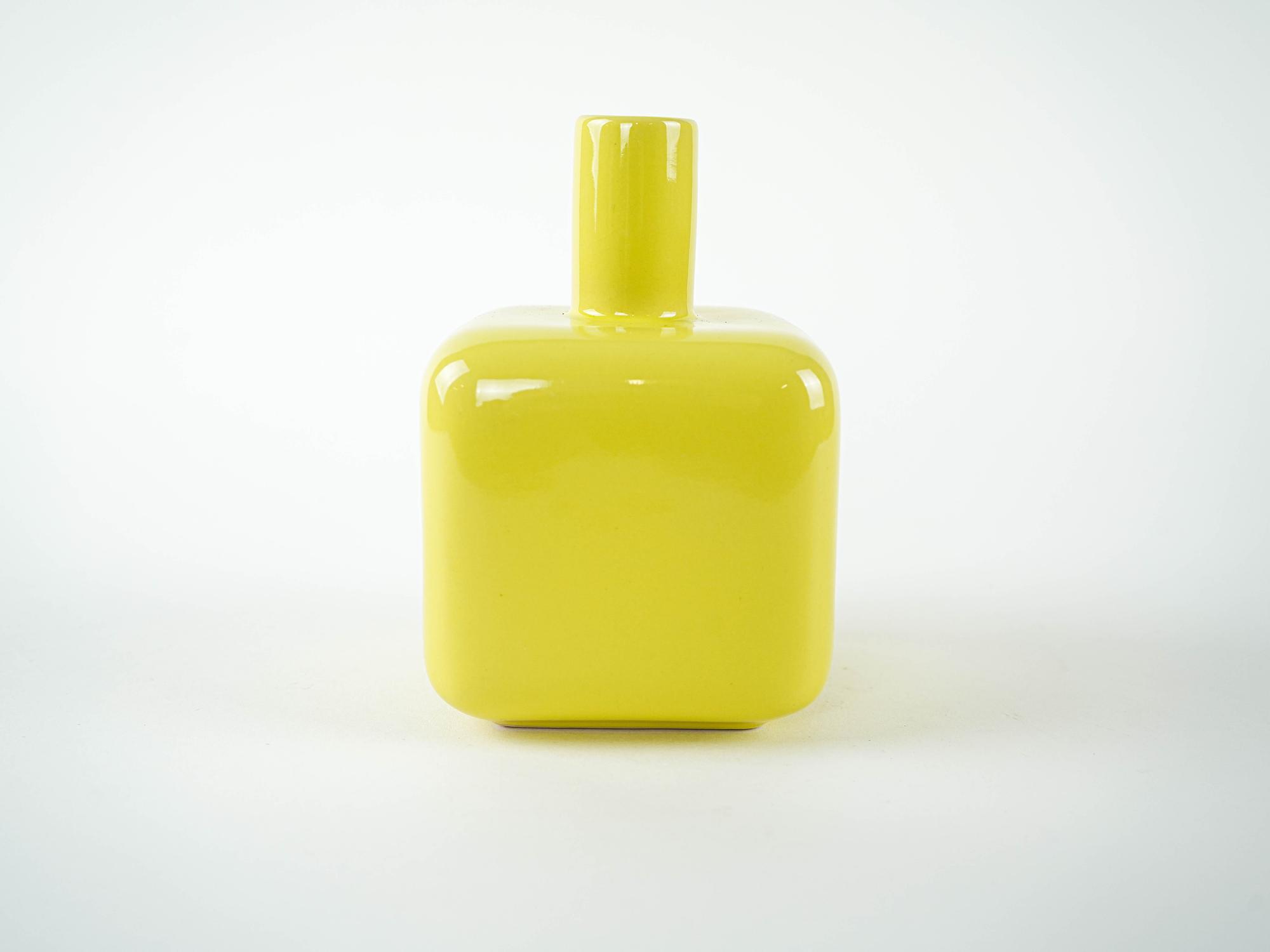 ASA Selection Decorative Vase Ceramic Yellow 1990s 1