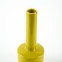 Decorative Vase Ceramic Olive Green 1970s 5