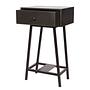 Kait Side Table Mango Solid Black 3