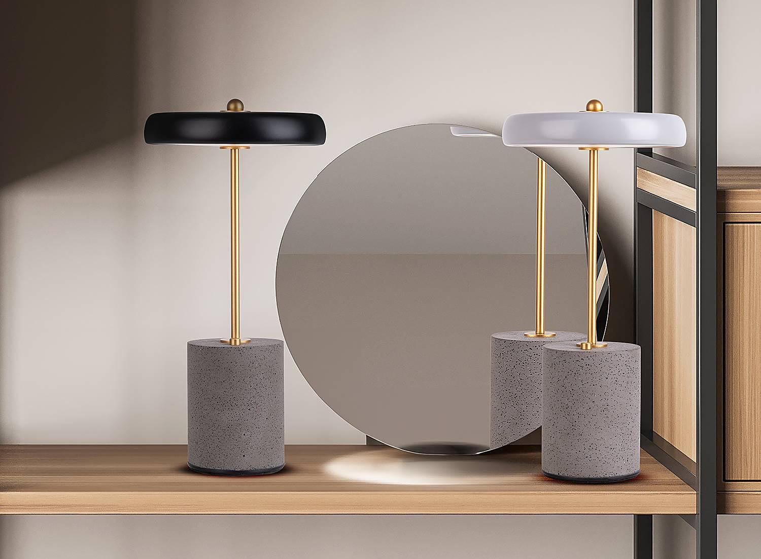 Seta Table Lamp 1-Light Iron Grey 3
