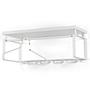 Welbeck III Wall-Mounted Coat Rack White 0
